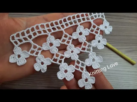 PERFECT  Very Beautiful Flower Crochet Pattern Knitting tutorial for beginners Harika Tığ isi orgu
