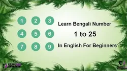 Learn Bengali Numbers Related Vocabulary