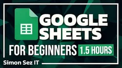 Google Sheets Basics Tutorial: 15-Hour Beginner Course