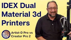 Two Dual Material IDEX 3d Printers Compared