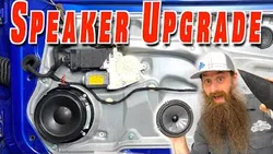 How To Replace and Upgrade Car Speakers (Remove Rivets Custom Mounts)