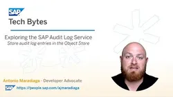 Exploring the SAP Audit Log Service - Store audit log entries in the Object Store