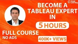 Tableau Tutorial Tableau Full Course - Learn Tableau In 6 Hours Great Learning