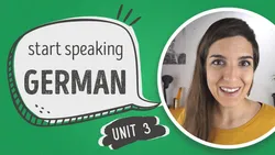 German Language for Beginners - Unit 3 - Eating and drinking