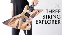 Making a Three String Explorer - Cigar Box STYLE Guitar Build