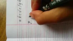Mono cursive handwriting