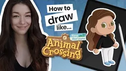 How To Draw Like Animal Crossing • Tutorial • With Template • Cute Cartoon Characters