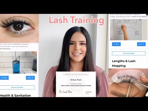 Sneak Peak Into My Eyelash Extension Online Course Lash Certified