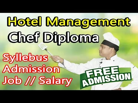Hotel Management Chef Course Admission Syllabus Job Free of Cost