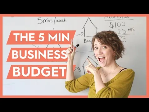The SIMPLEST Business Budget Template & Small Business Budget & Profit First Simplified