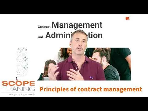 Principles of Contract Management Intro