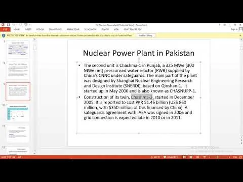 Nuclear Power Generation I Power Generation Online Lecture 22