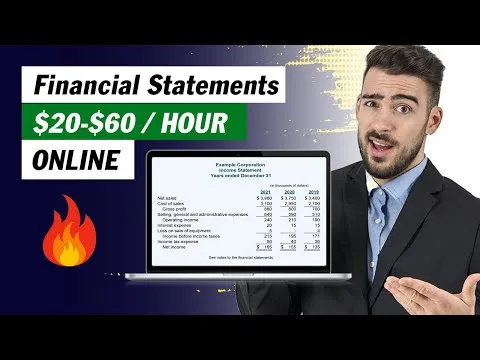 How To Make Money with Financial Statements Right Now - Work From Home With Training SHAHBAZ M