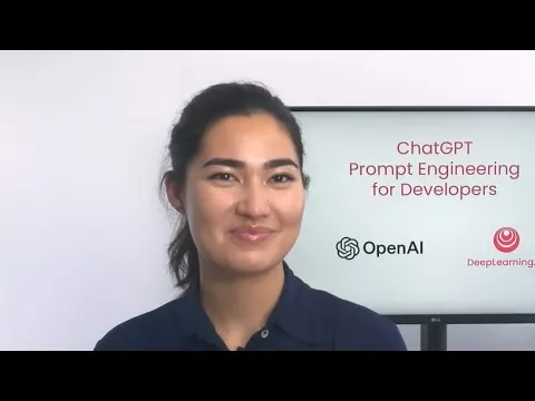 ChatGPT Prompt Engineering for Developers: A short course from OpenAI and DeepLearningAI