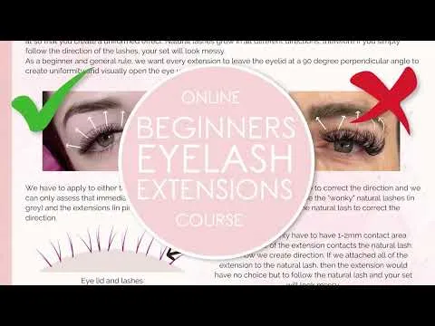 Beginners Online Eyelash Extension Course - Eyelash Excellence