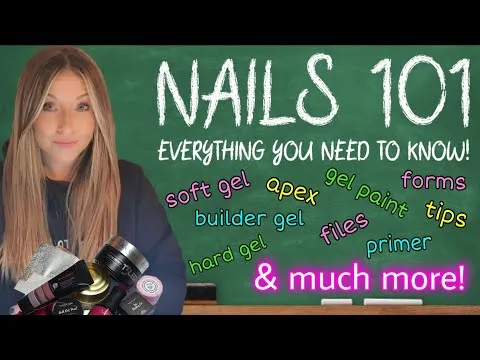 All nail terms EXPLAINED! Nail Course 101 Including ALL the gels! Tech Career Education Learn