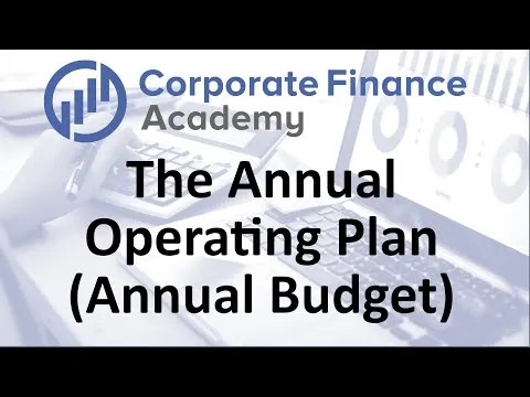 Annual Operating Plan Process - The Annual Budget