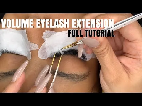 Full Volume Eyelash Extension Tutorial EYELASH EXTENSION 101
