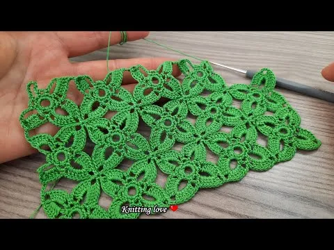 Super Easy Very Beautiful Knitting Crochet Pattern Muy Hermosa Tutorial for beginners Tığ isi orgu