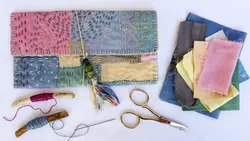 Boro Stitching Basics: Sewing an Upcycled Pouch