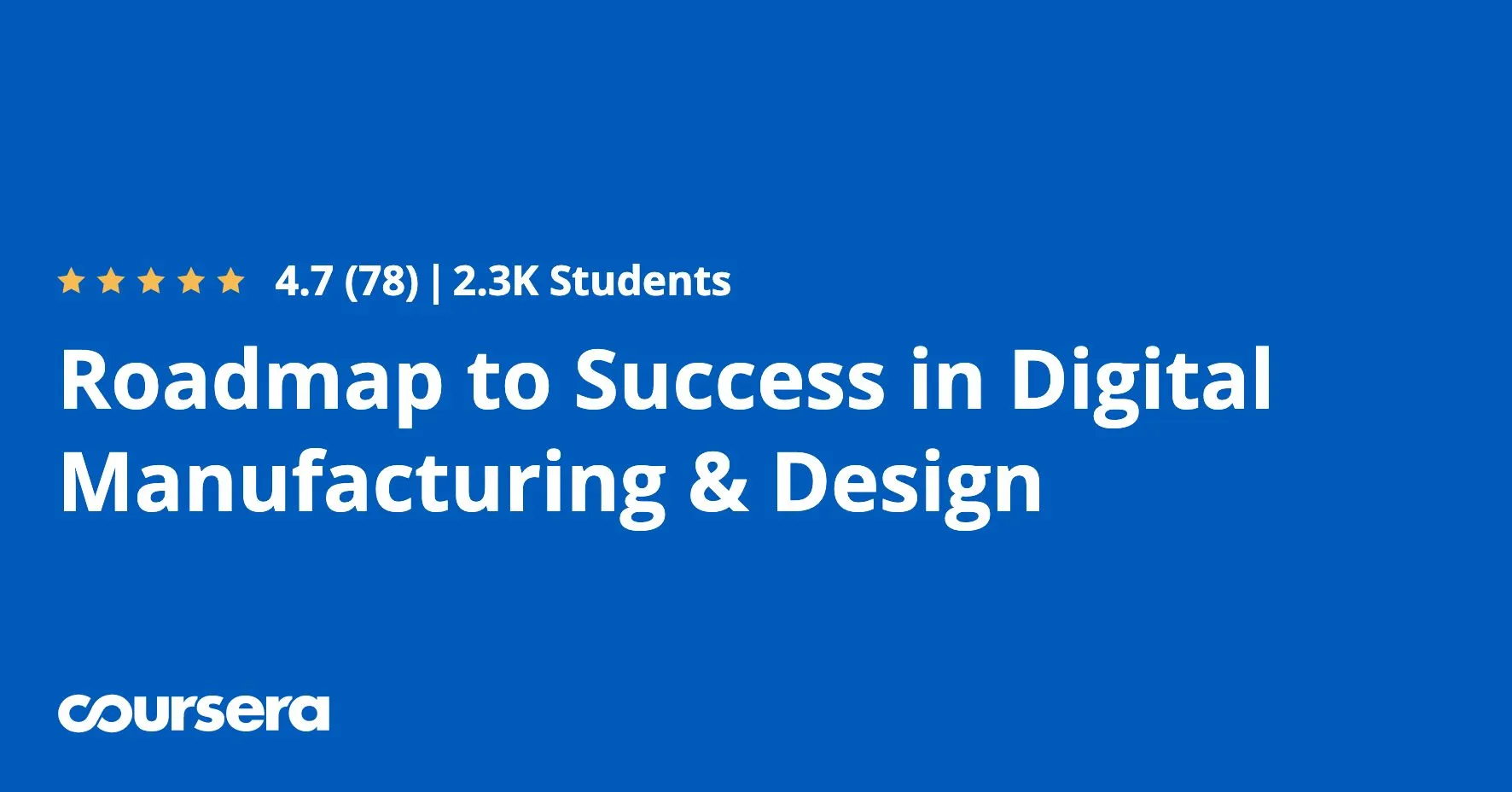 Roadmap to Success in Digital Manufacturing & Design